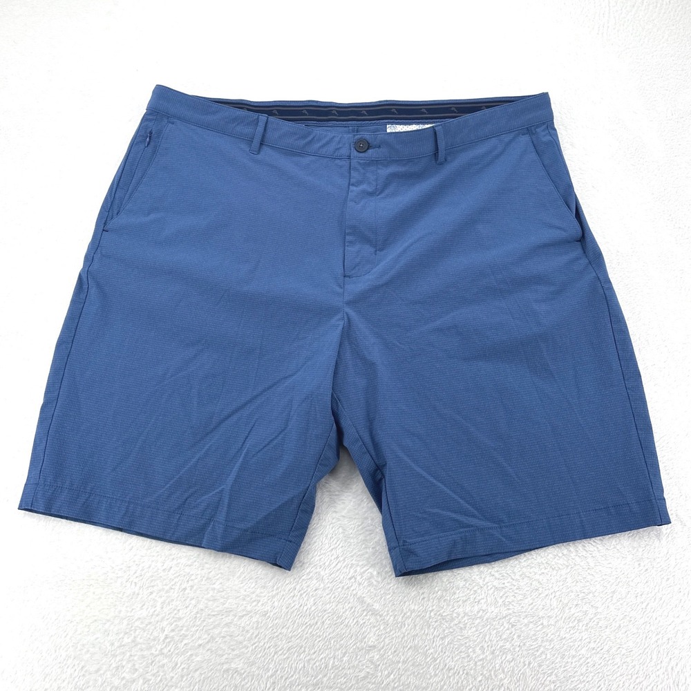 Tommy Bahama Mens Boracay Blue Textured Golf Performance Shorts Size 44